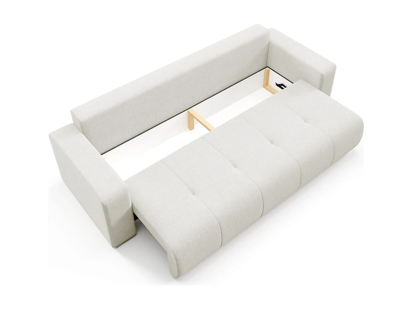 Canapé convertible MOLINIO Creme