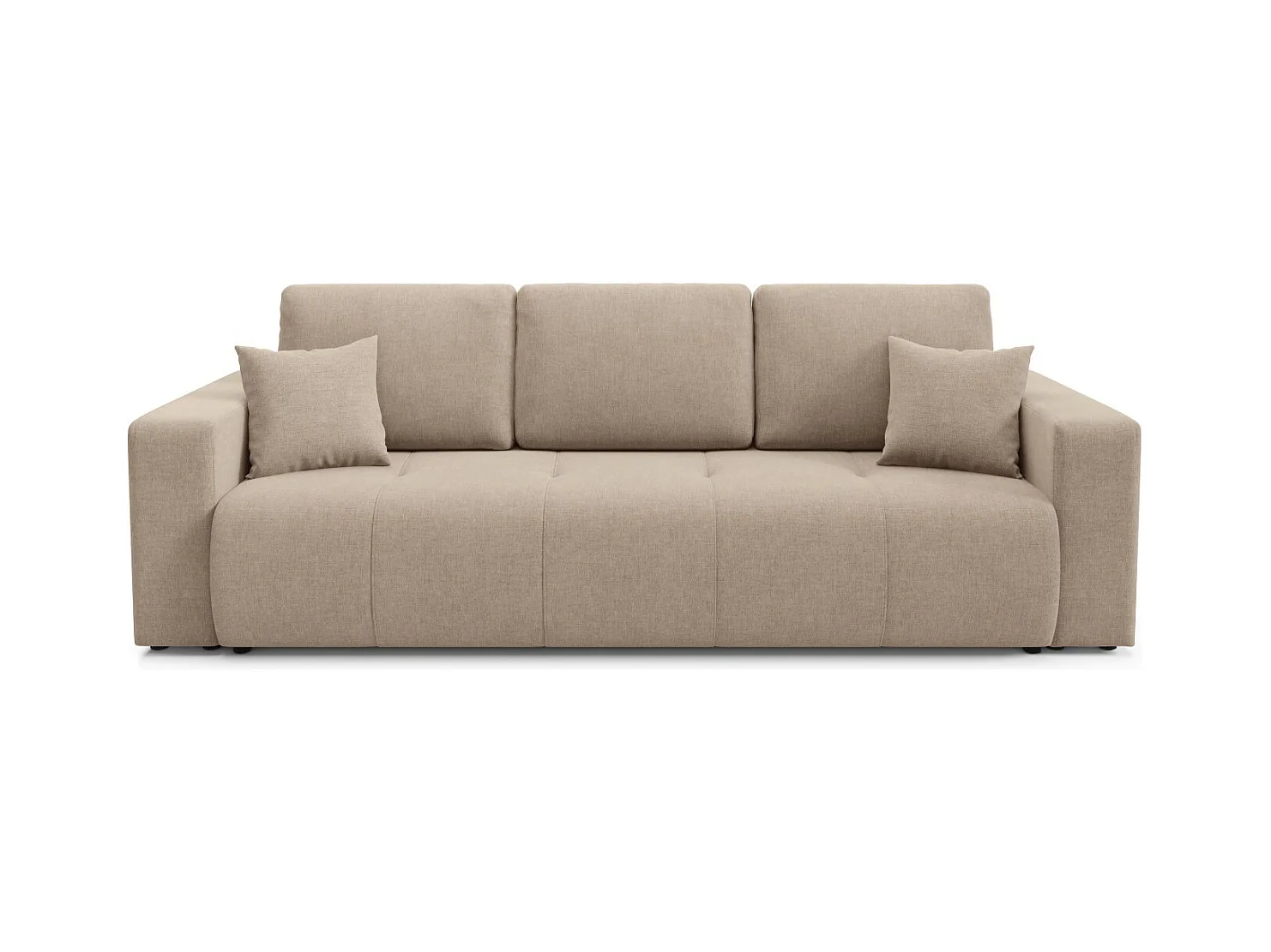 Schlafsofa mit Bettkasten MOLINIO Braun