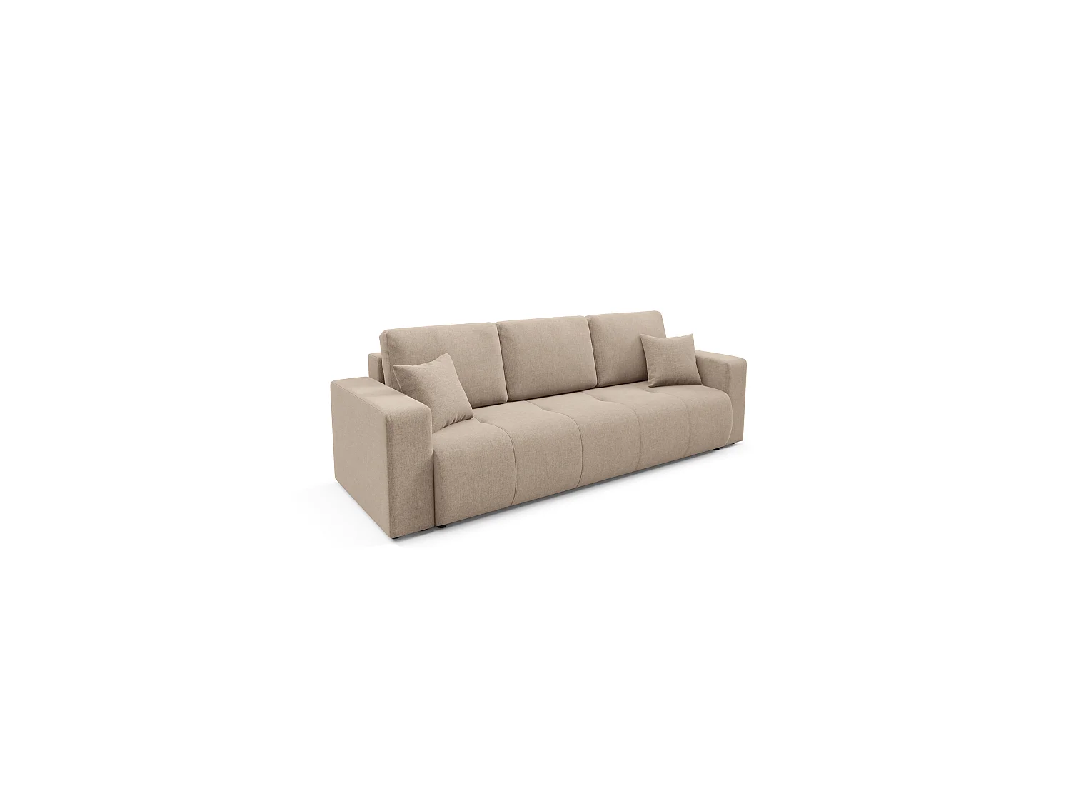 Schlafsofa mit Bettkasten MOLINIO Braun