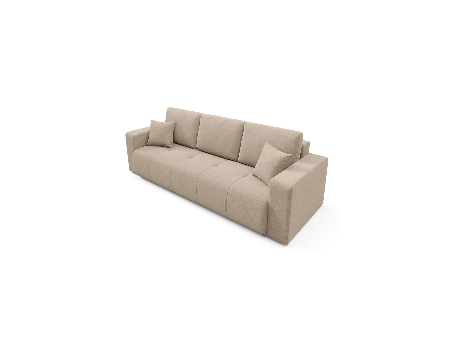 Schlafsofa mit Bettkasten MOLINIO Braun