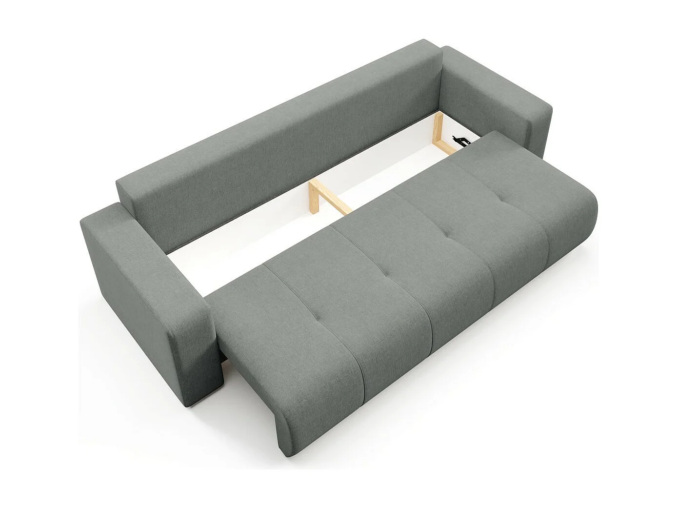 Canapé convertible MOLINIO Gris clair