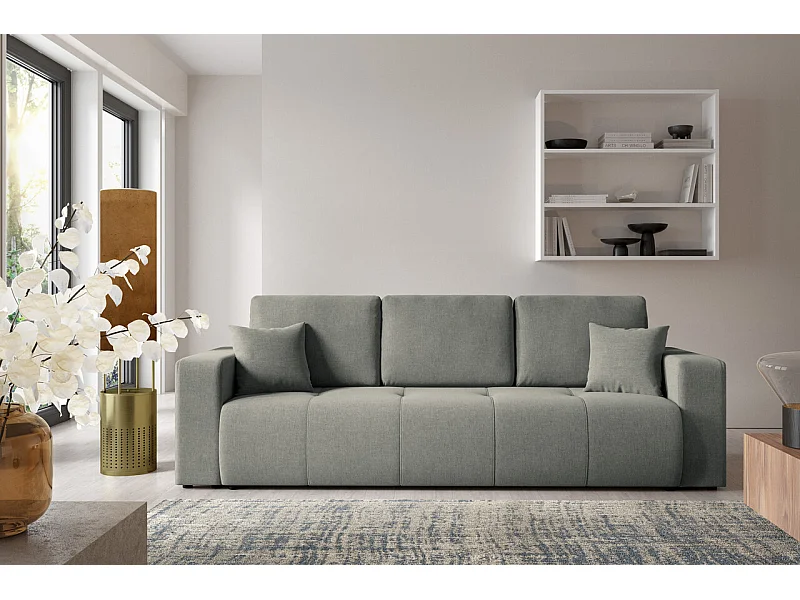 Canapé convertible MOLINIO Gris clair
