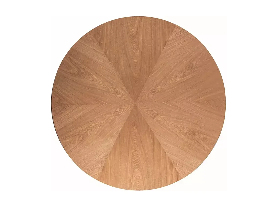 Esstisch Angel (o100x77)/Holzwerkstoff/Rund/Braun