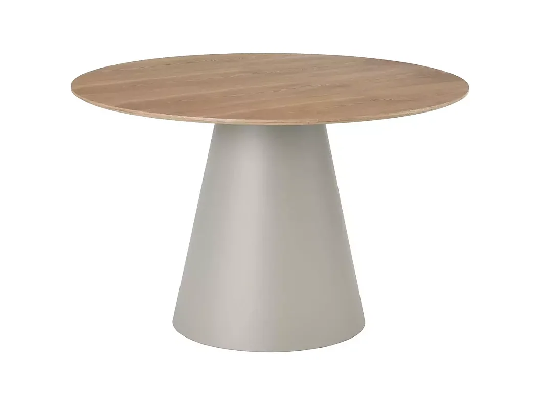 Tavolo da pranzo Angel (o100x77)/Materiale in legno/Rotondo/Grigio