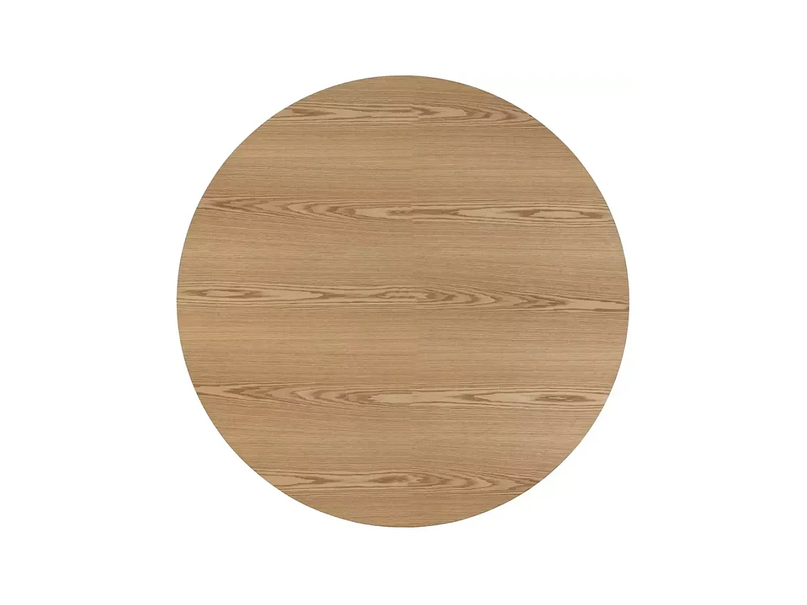 Tavolo da pranzo Angel (o100x77)/Materiale in legno/Rotondo/Grigio