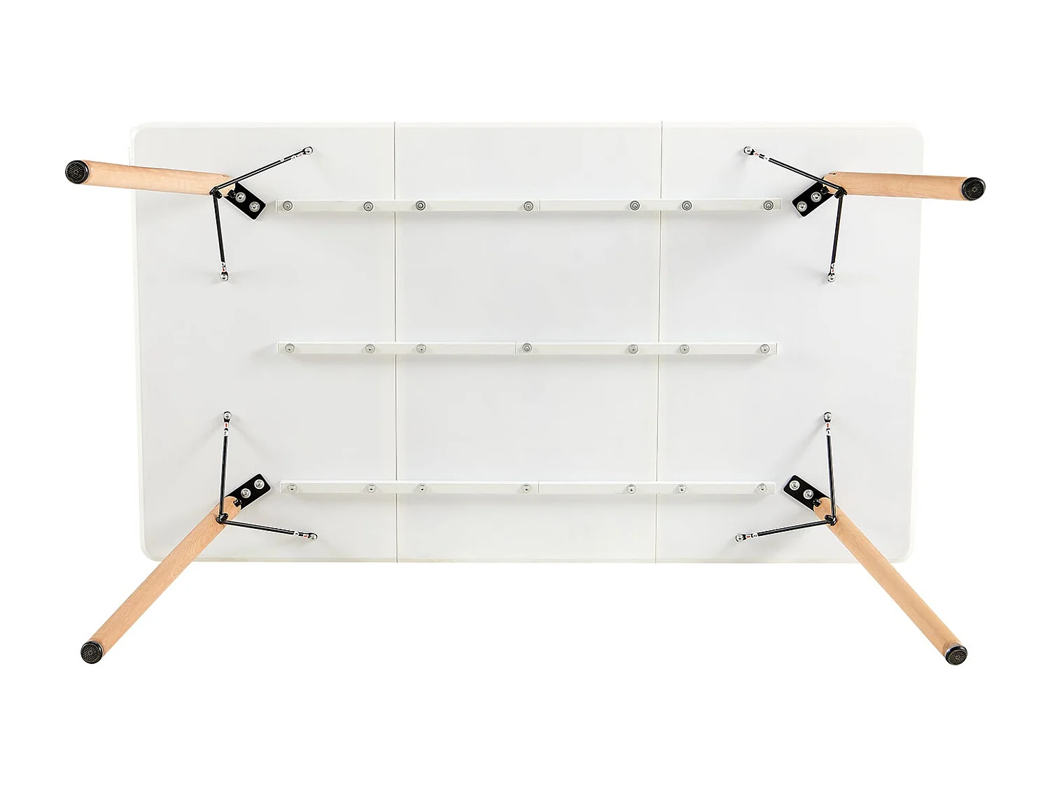 Mesa de Comedor Moderna Escandinava EGGREE Blanco 140x80x73.5 cm