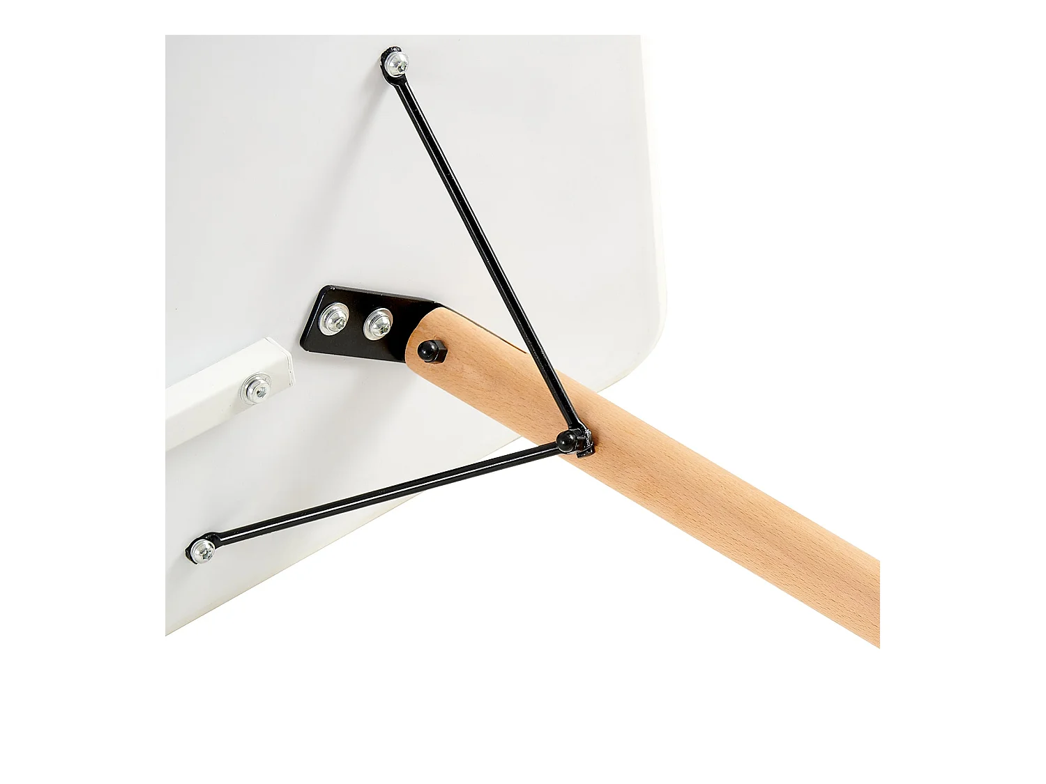 Table à Manger pour 4 à 6 Personnes au Style Moderne, Bureau, Adaptée à la Cuisine, Manger, Salon et au Bureau,120x80x73.5 cm--Blanc