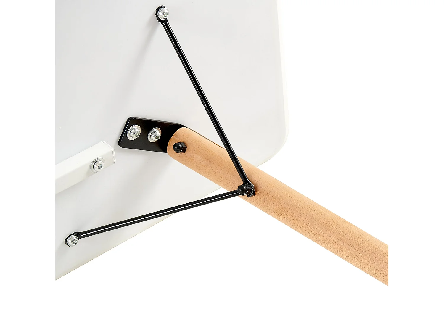 Table à Manger pour 4 à 6 Personnes au Style Moderne, Bureau, Adaptée à la Cuisine, Manger, Salon et au Bureau,120x80x73.5 cm--Blanc