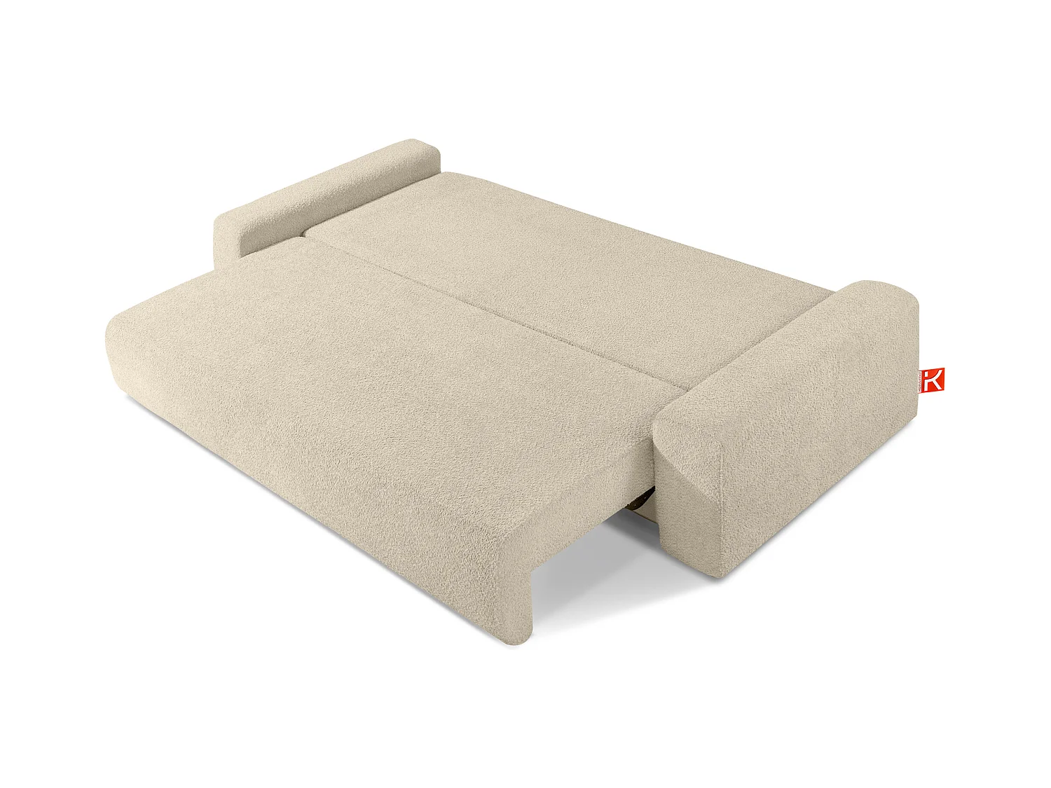 Sofa mit Schlaffunktion - MOLLIS - 3-Sitzer - Ecru