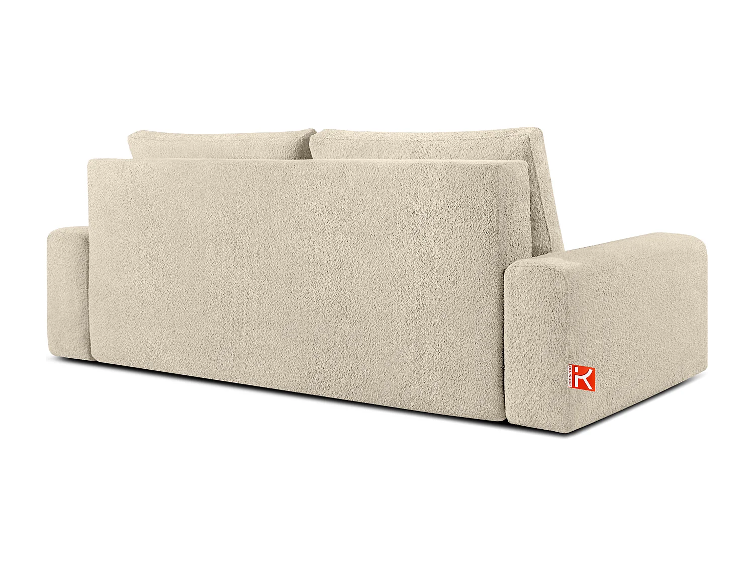 Sofa mit Schlaffunktion - MOLLIS - 3-Sitzer - Ecru