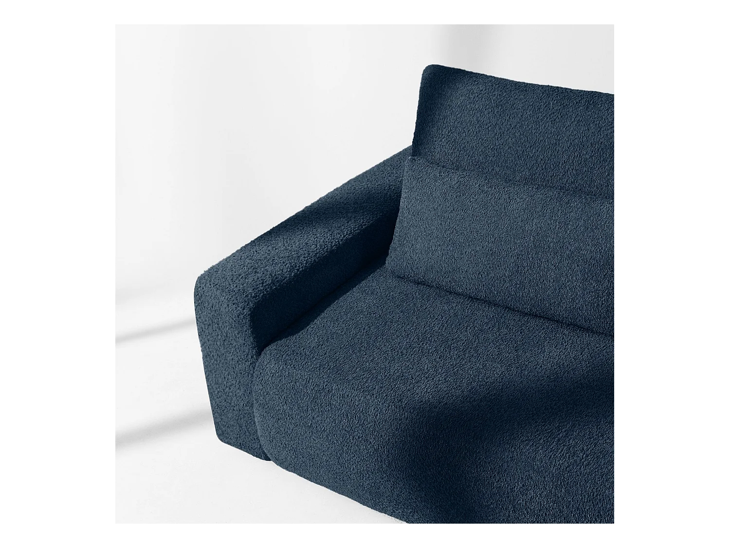 Sofa MOLLIS - 3-Sitzer - Dunkelblau