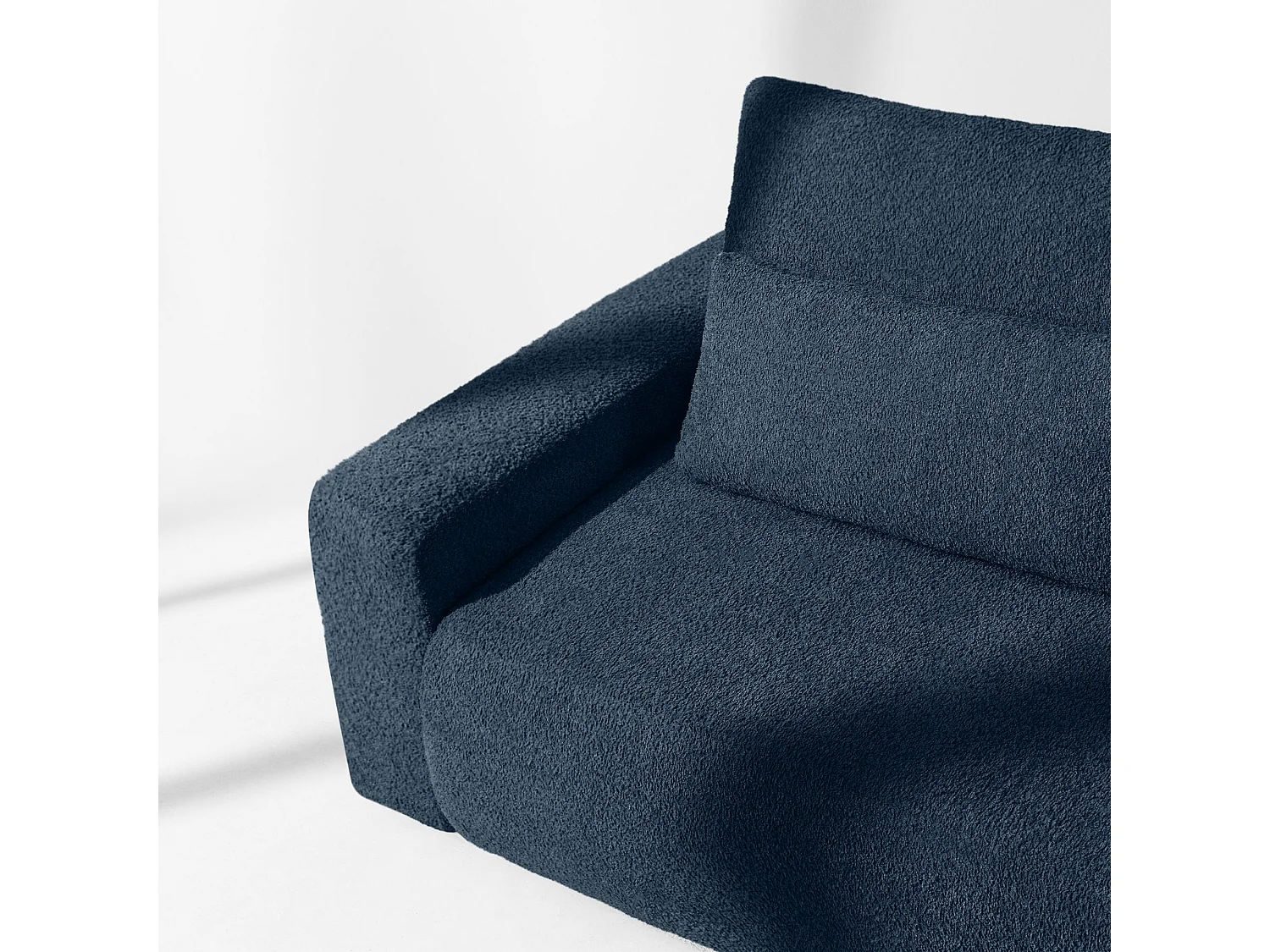 Sofa MOLLIS - 3-Sitzer - Dunkelblau