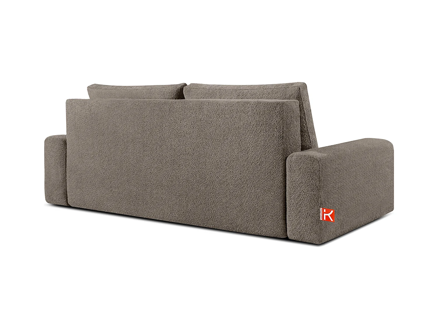 Sofa mit Schlaffunktion - MOLLIS - 3-Sitzer - Braun