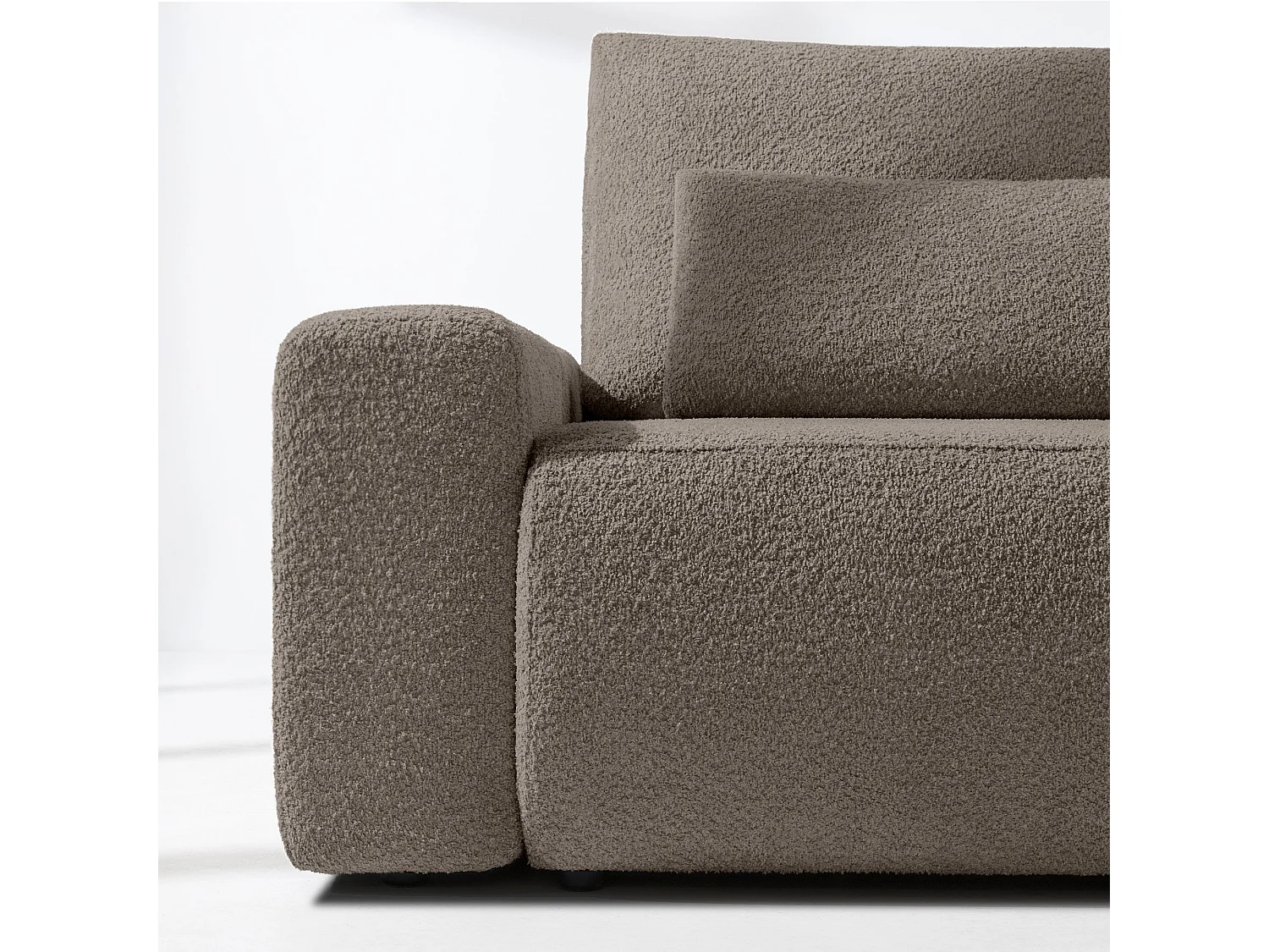 Sofa mit Schlaffunktion - MOLLIS - 3-Sitzer - Braun