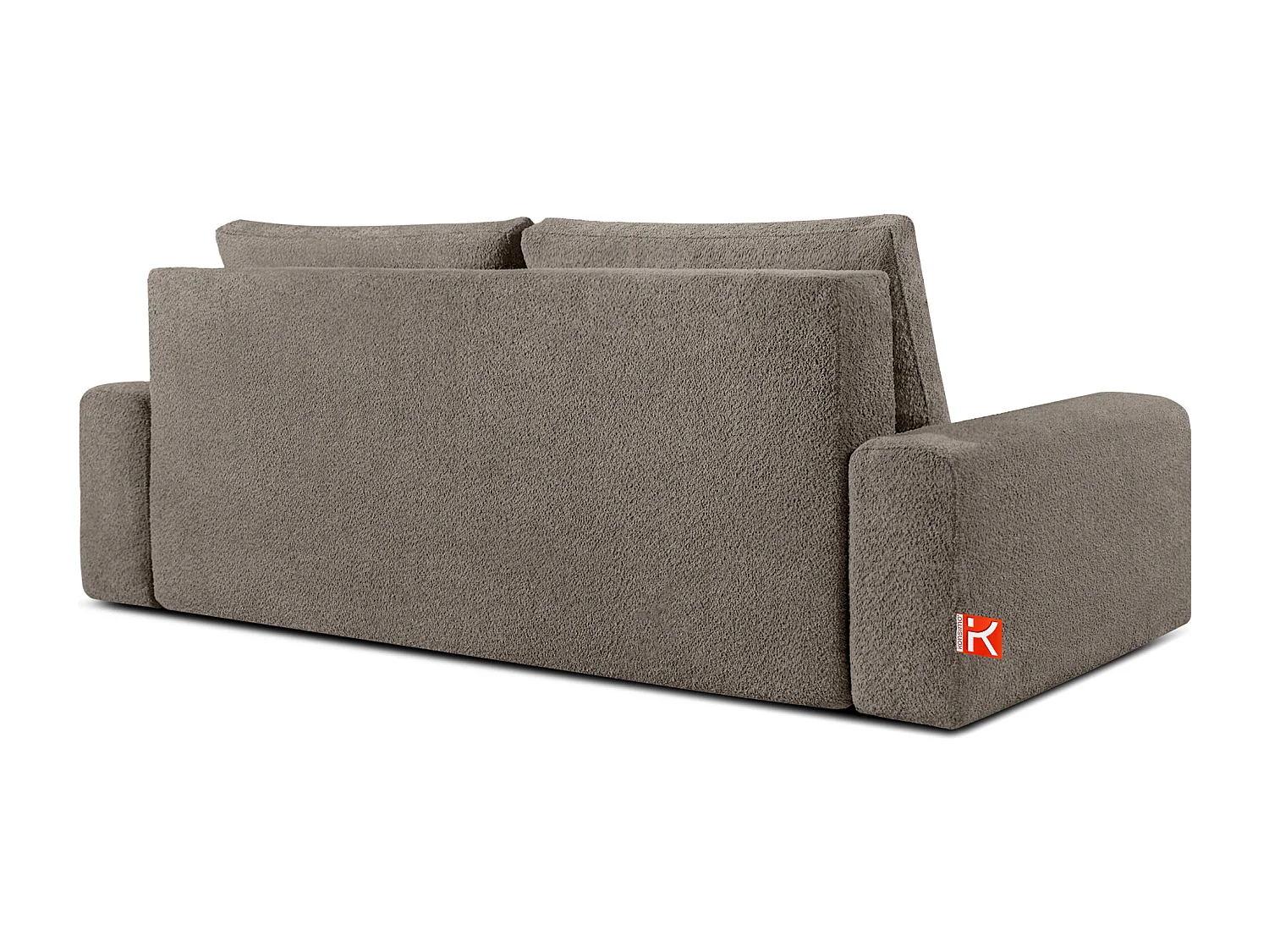Sofa mit Schlaffunktion - MOLLIS - 3-Sitzer - Braun