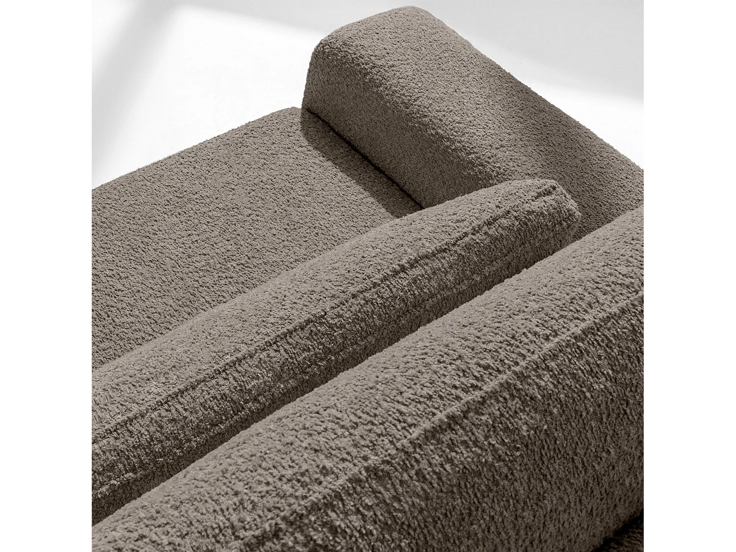 Sofa mit Schlaffunktion - MOLLIS - 3-Sitzer - Braun