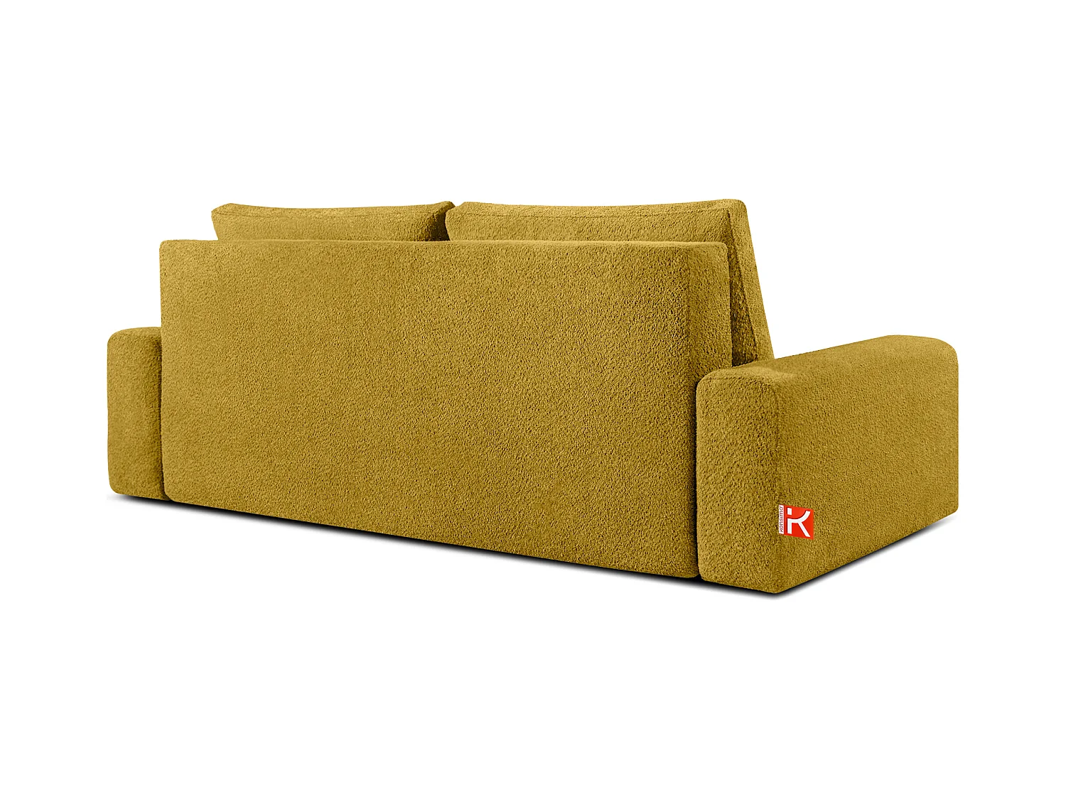 Sofa mit Schlaffunktion - MOLLIS - 3-Sitzer - Gelb