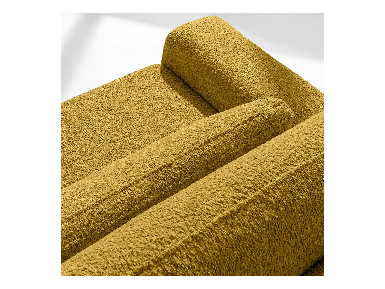 Sofa mit Schlaffunktion - MOLLIS - 3-Sitzer - Gelb