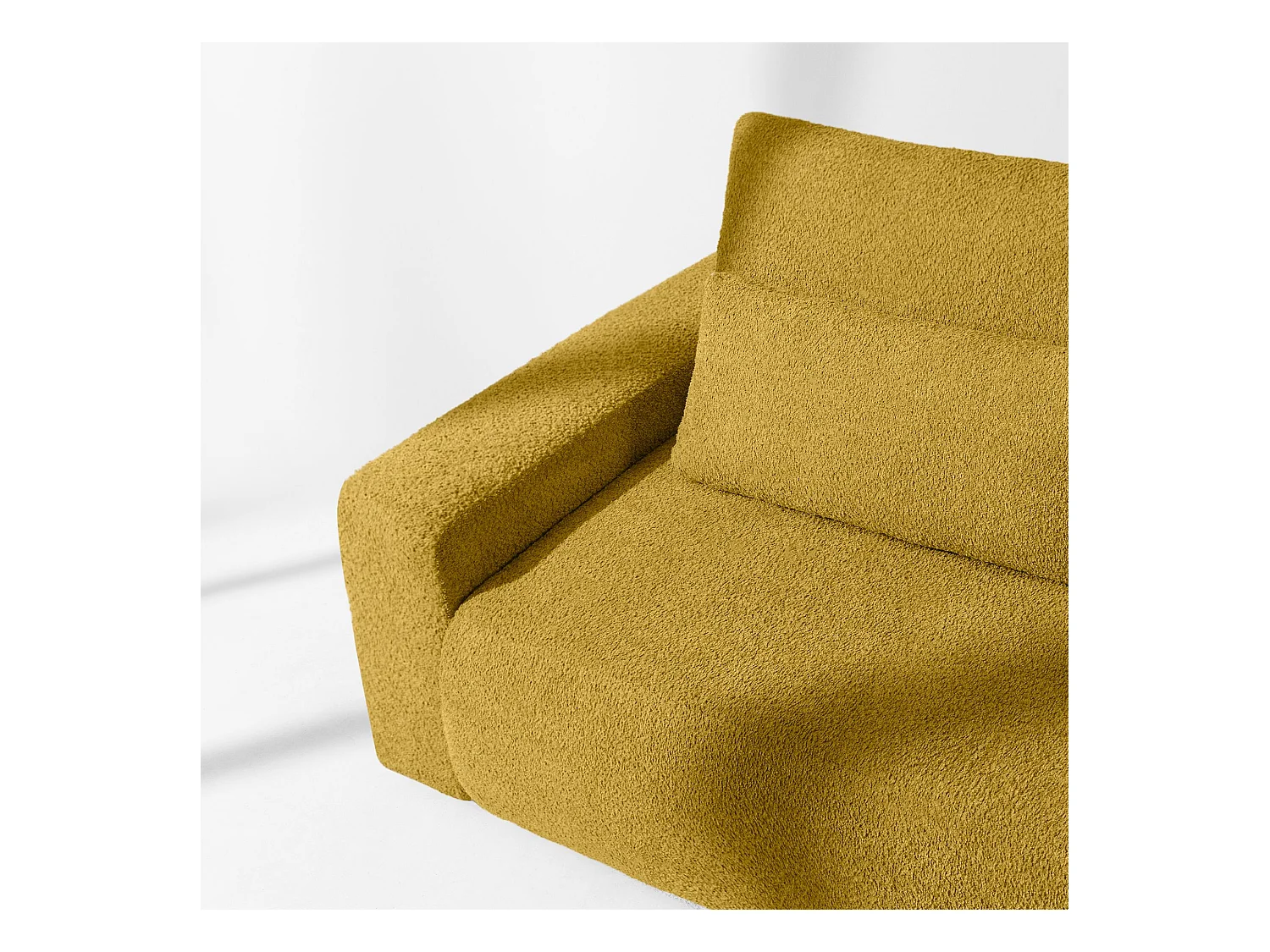 Sofa mit Schlaffunktion - MOLLIS - 3-Sitzer - Gelb