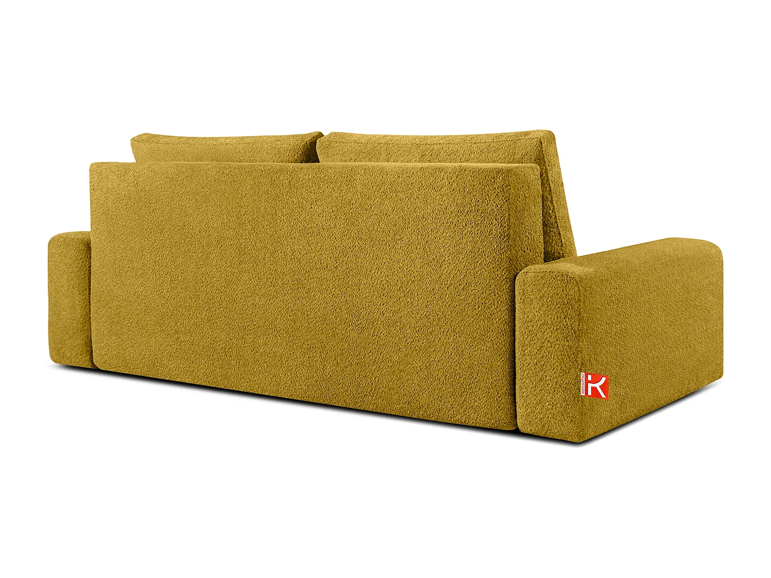 Sofa mit Schlaffunktion - MOLLIS - 3-Sitzer - Gelb