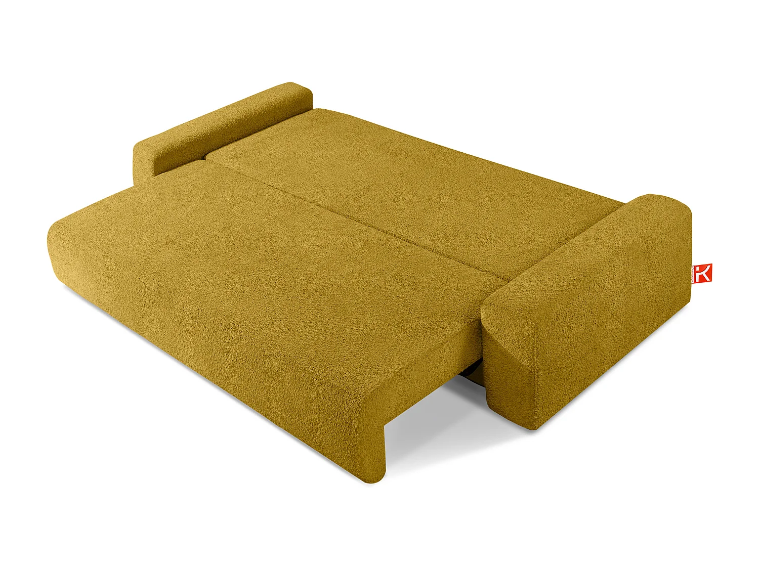 Sofa mit Schlaffunktion - MOLLIS - 3-Sitzer - Gelb