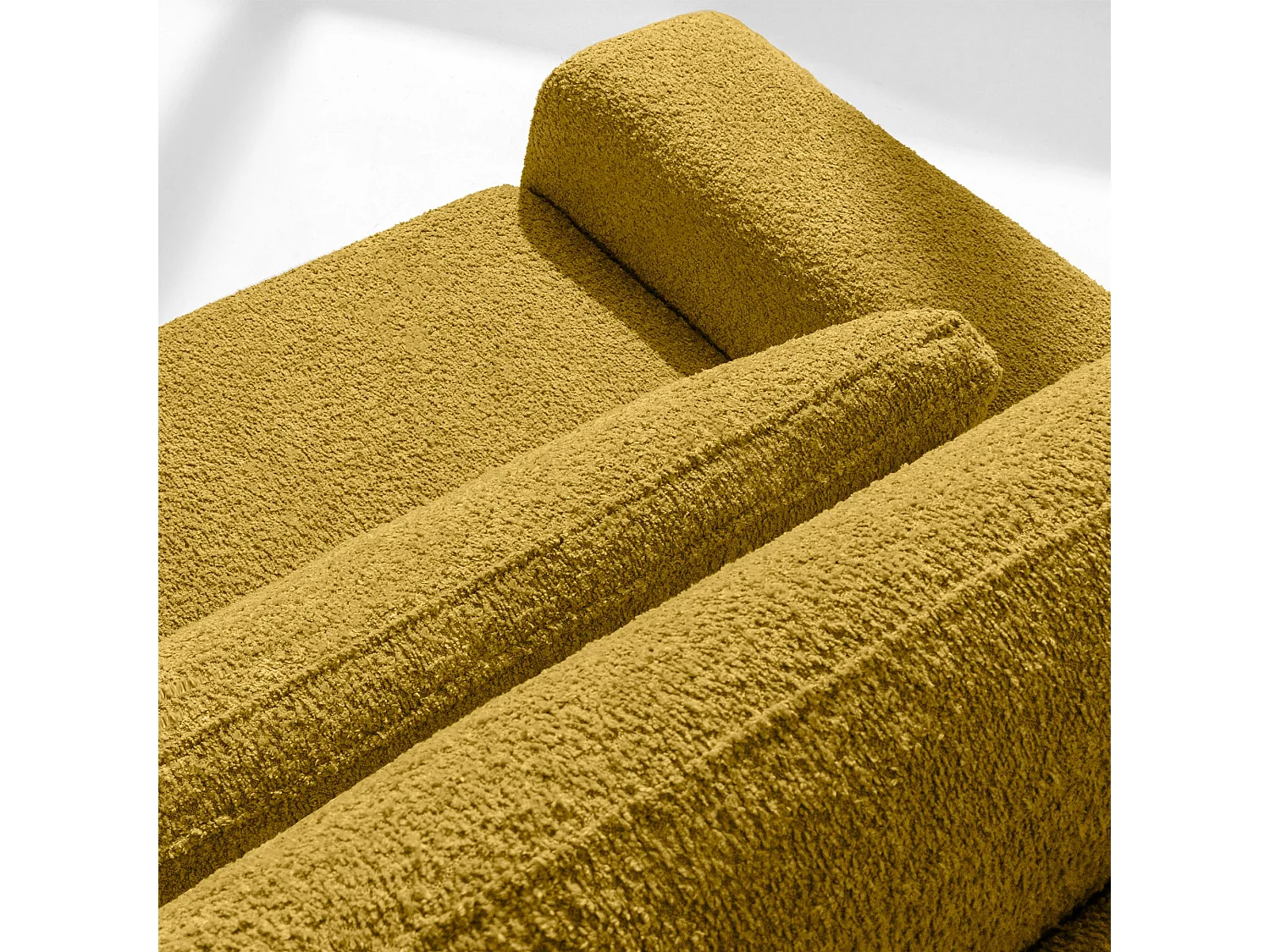 Sofa mit Schlaffunktion - MOLLIS - 3-Sitzer - Gelb