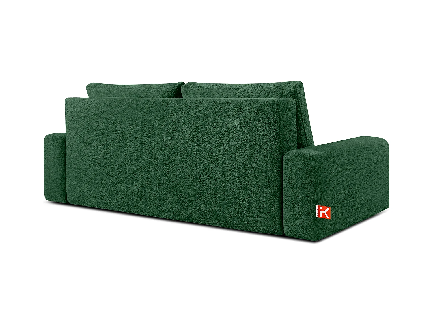 Sofa mit Schlaffunktion - MOLLIS - 3-Sitzer - Dunkelgrün