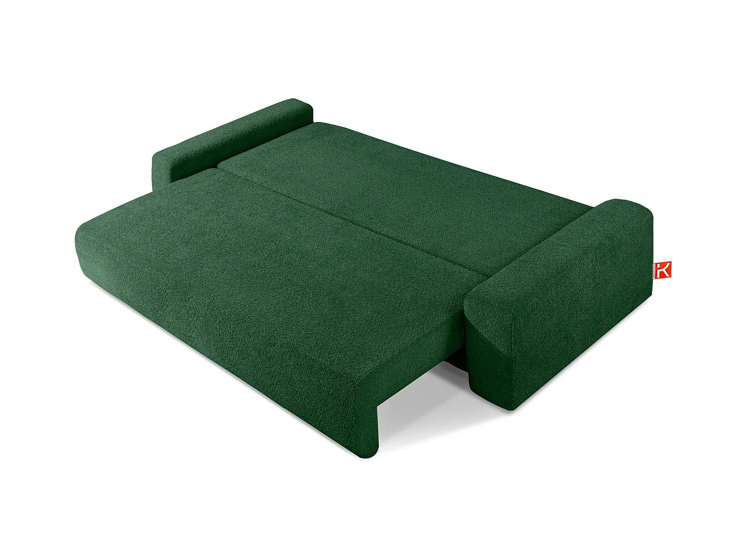 Sofa mit Schlaffunktion - MOLLIS - 3-Sitzer - Dunkelgrün