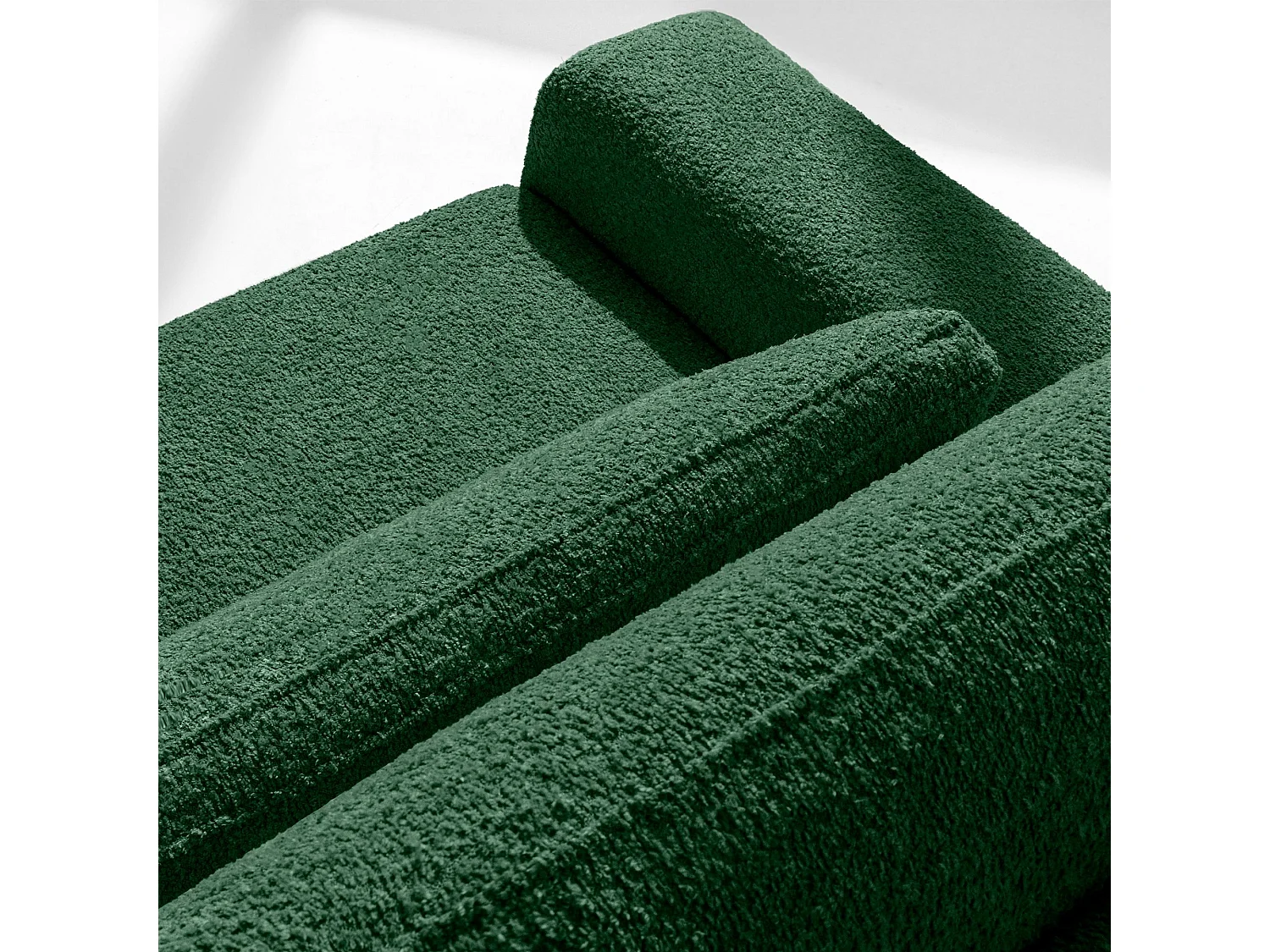 Sofa mit Schlaffunktion - MOLLIS - 3-Sitzer - Dunkelgrün