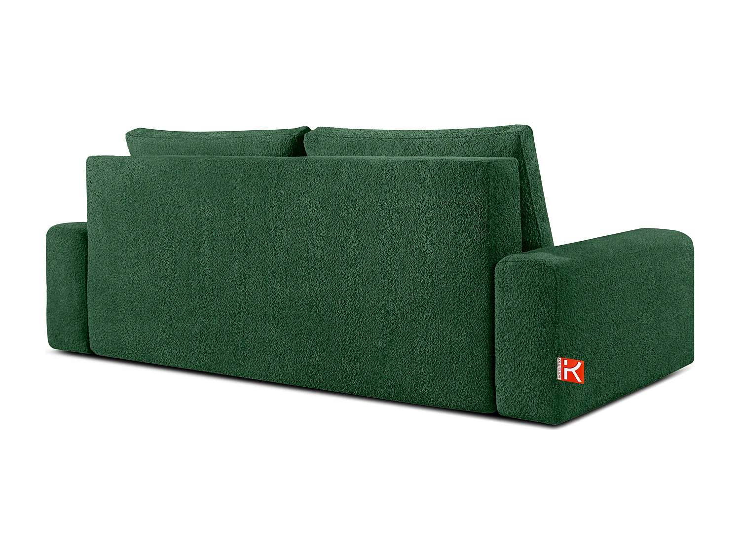 Sofa mit Schlaffunktion - MOLLIS - 3-Sitzer - Dunkelgrün