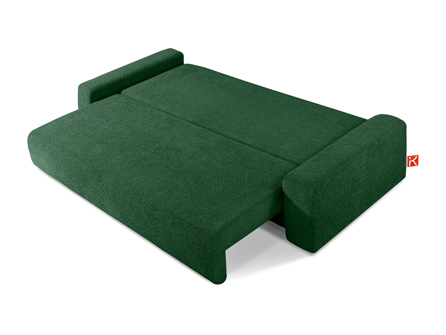 Sofa mit Schlaffunktion - MOLLIS - 3-Sitzer - Dunkelgrün