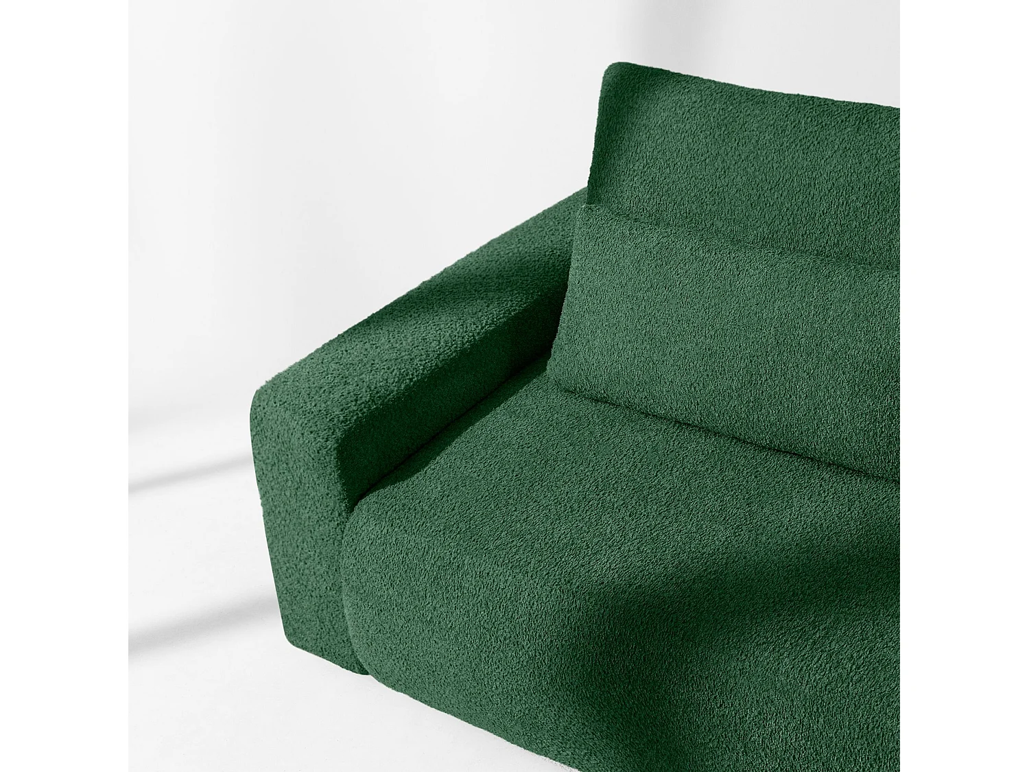 Sofa mit Schlaffunktion - MOLLIS - 3-Sitzer - Dunkelgrün