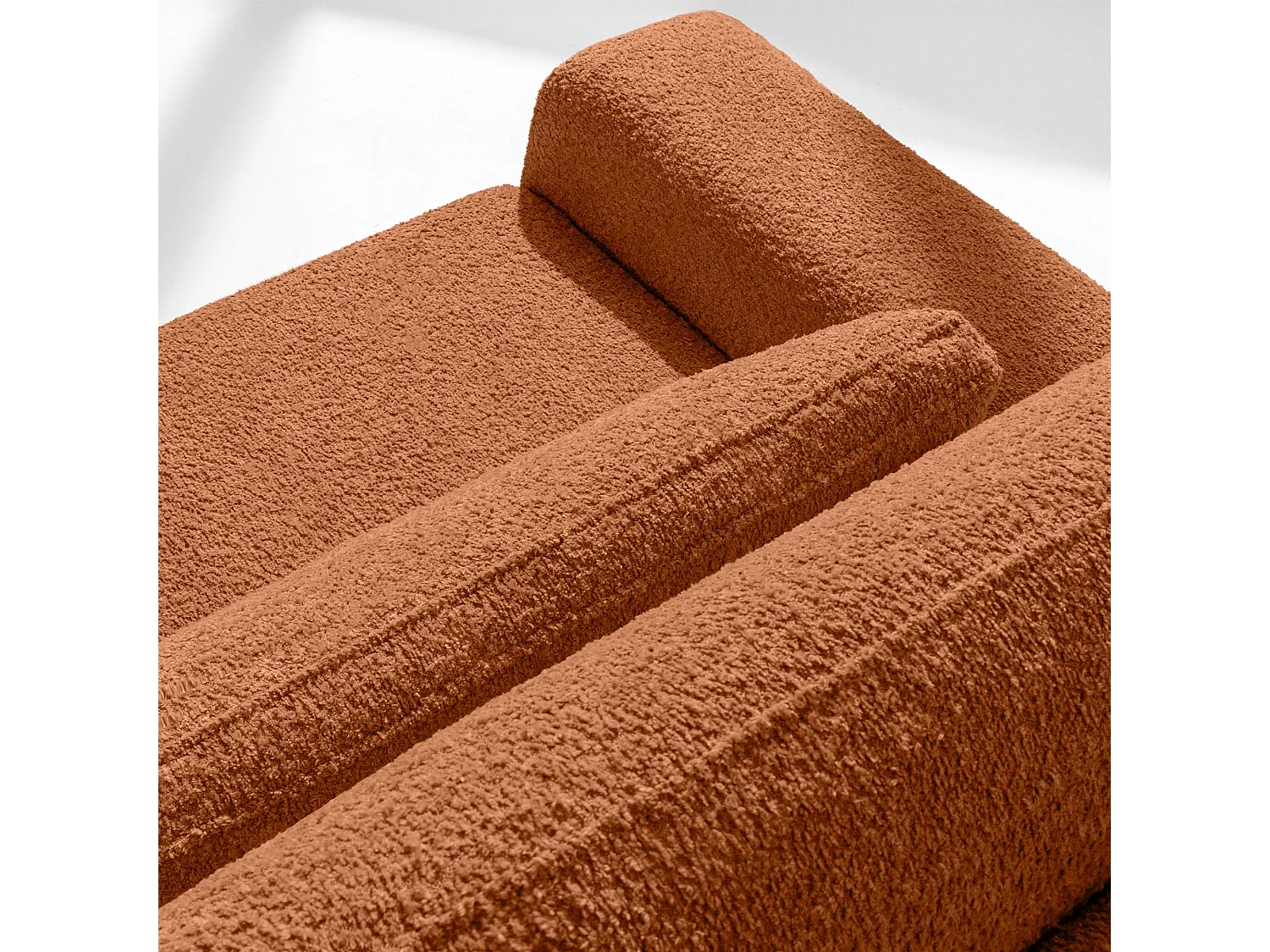 Sofa mit Schlaffunktion - MOLLIS - 3-Sitzer - Rot