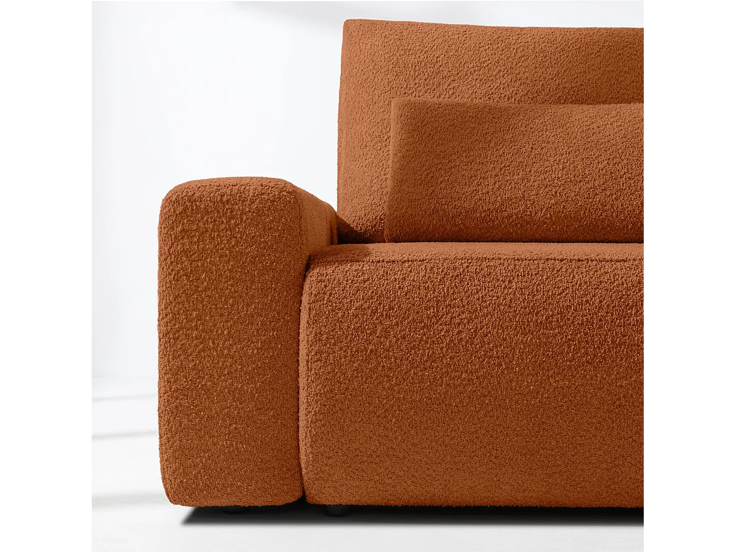 Sofa mit Schlaffunktion - MOLLIS - 3-Sitzer - Rot