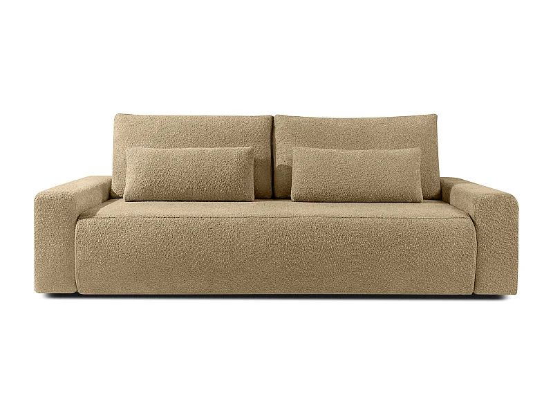 Sofa mit Schlaffunktion - MOLLIS - 3-Sitzer - Beige