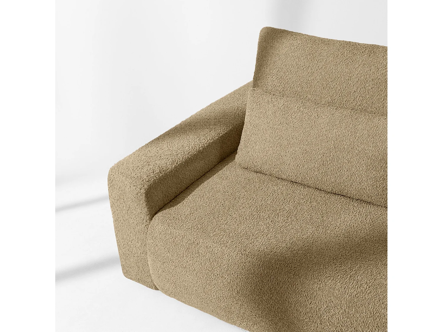 Sofa mit Schlaffunktion - MOLLIS - 3-Sitzer - Beige