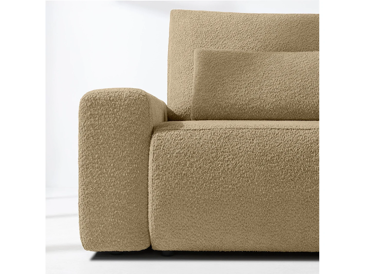 Sofa mit Schlaffunktion - MOLLIS - 3-Sitzer - Beige