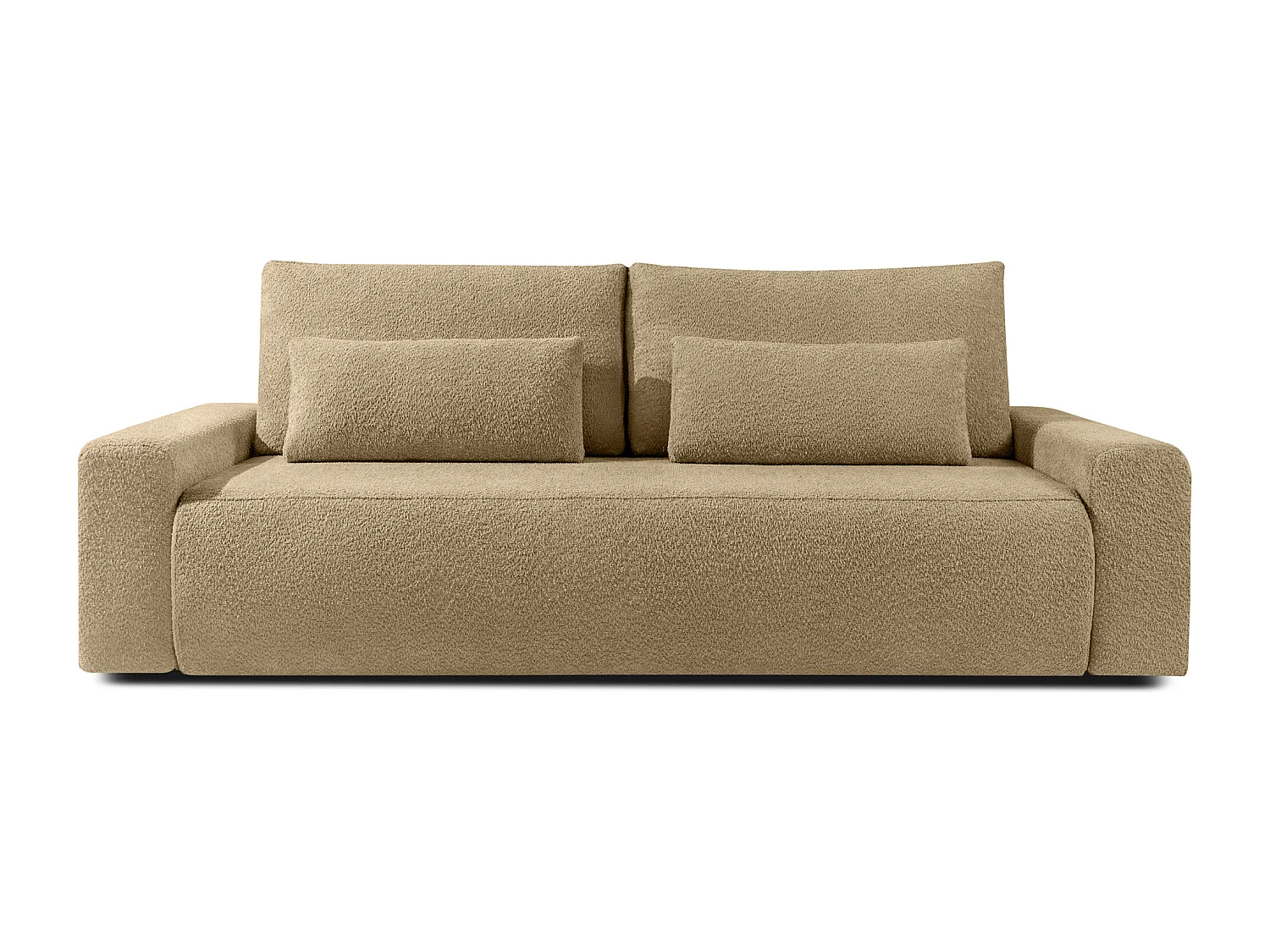 Sofa mit Schlaffunktion - MOLLIS - 3-Sitzer - Beige