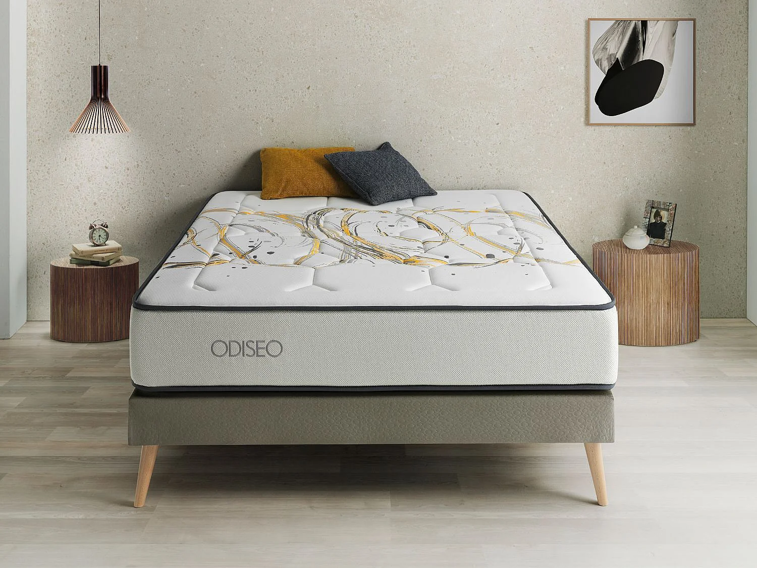 Matelas mousse 140X200 ODISEO FOAM Epaisseur  30 CM Mémoire de forme