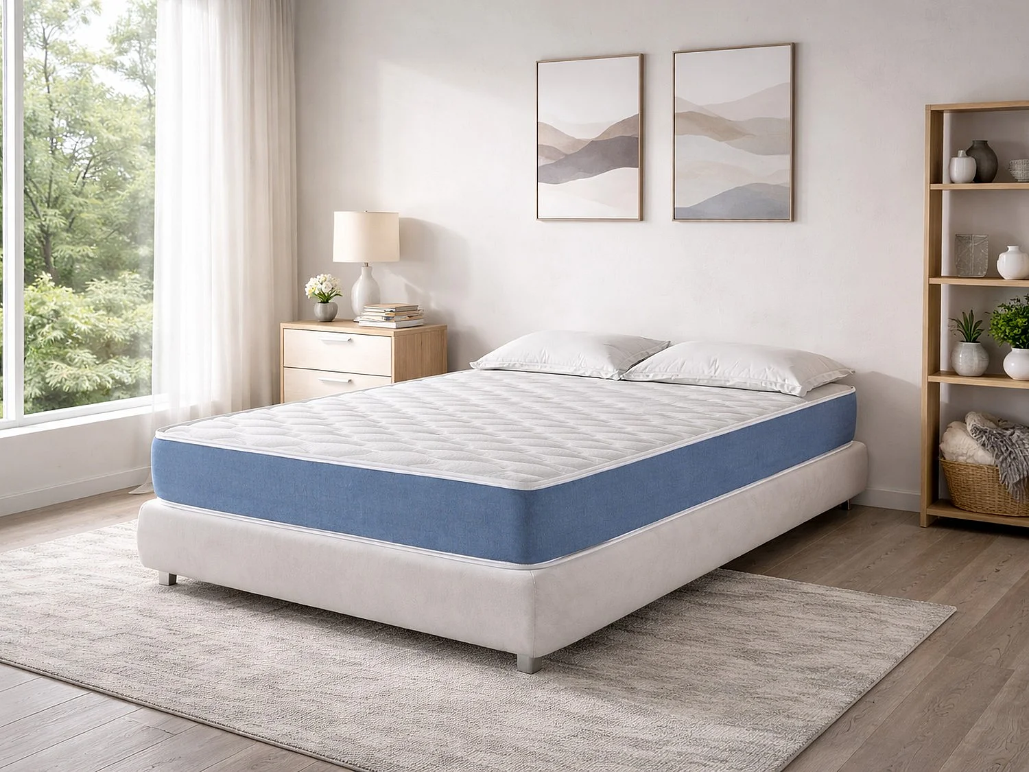 Matelas 135X200 AURUM, Epaisseur 16 CM,  Noyau de Moussee respirante