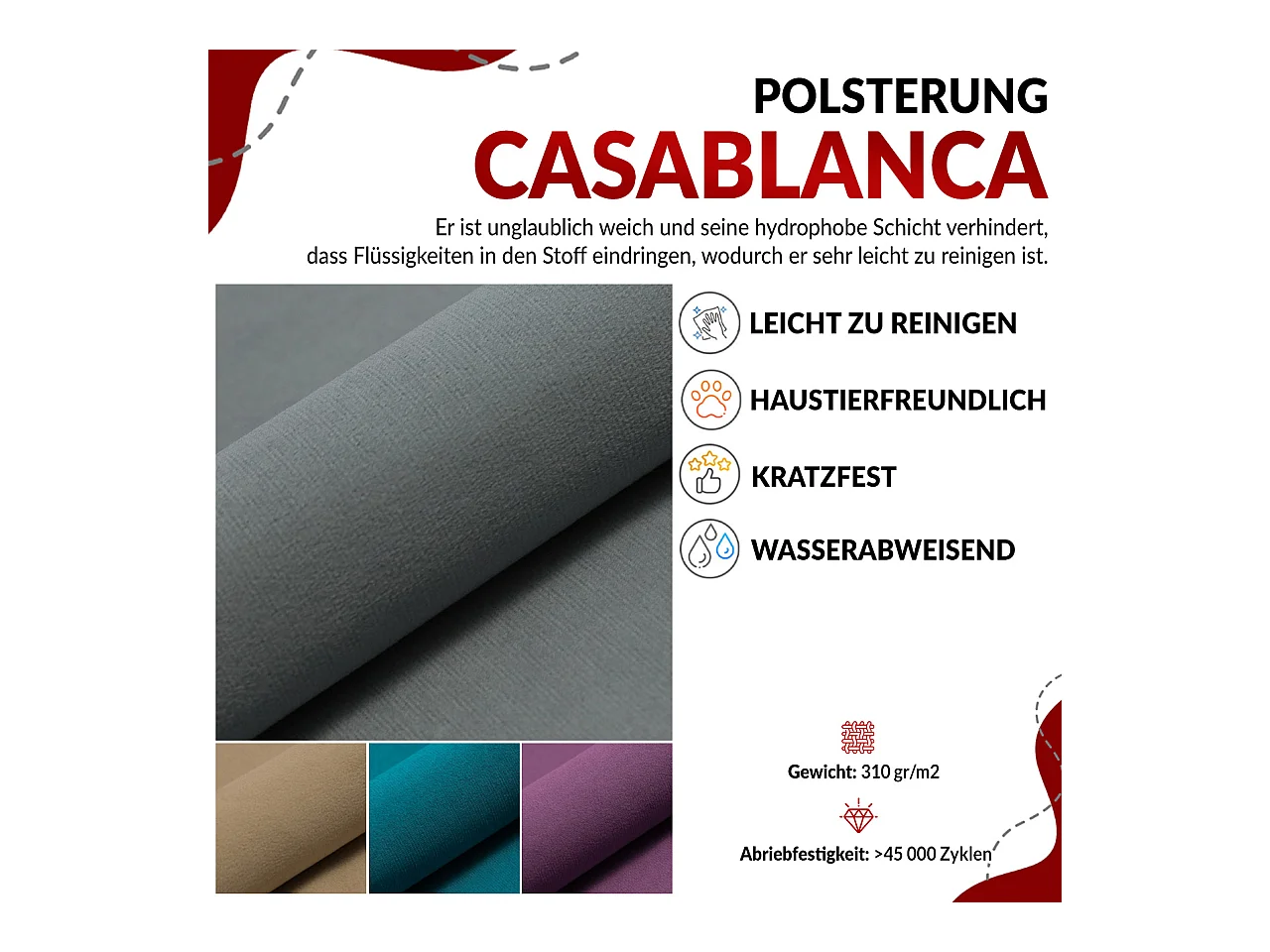 Couchgarnitur PIRS - 2+2, Skandinavischer Set mit Armlehnen, Holzbeine - Hellgrau Velvet