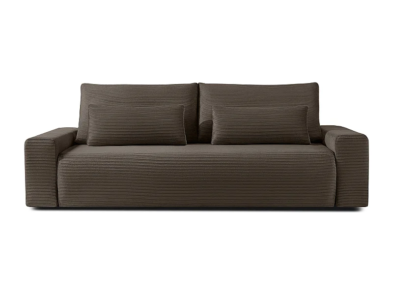 Sofa MOLLIS - 3-Sitzer - Braun