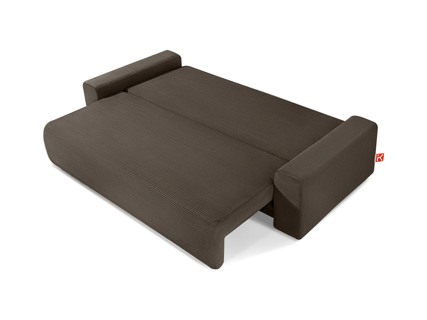 Sofa MOLLIS - 3-Sitzer - Braun