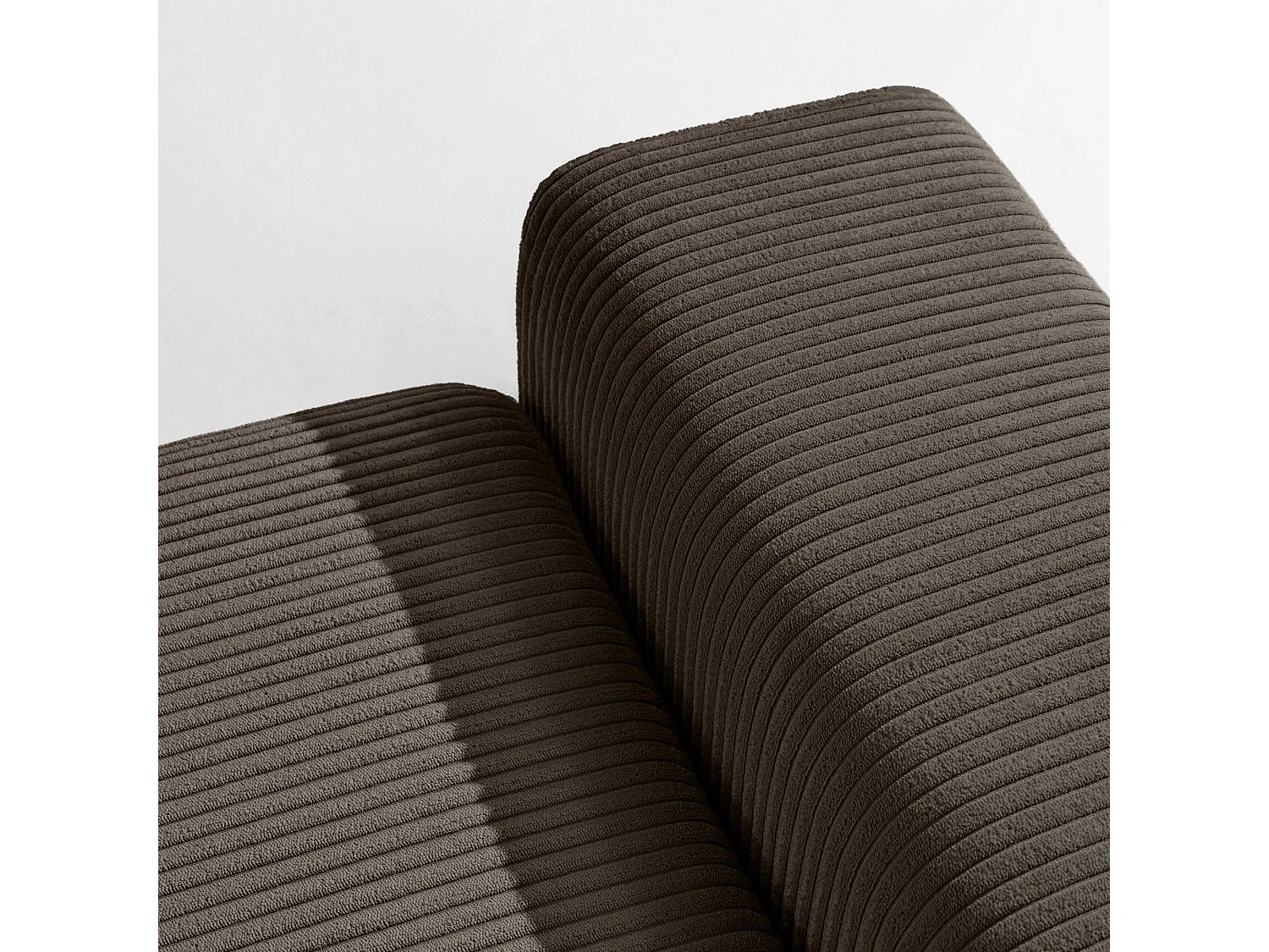 Sofa MOLLIS - 3-Sitzer - Braun