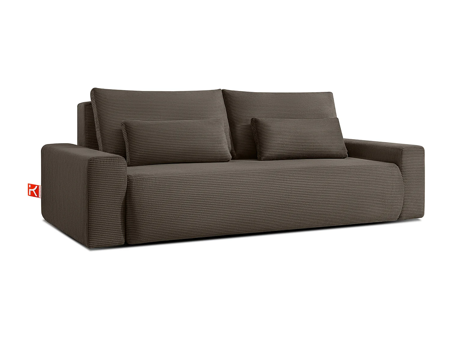 Sofa MOLLIS - 3-Sitzer - Braun