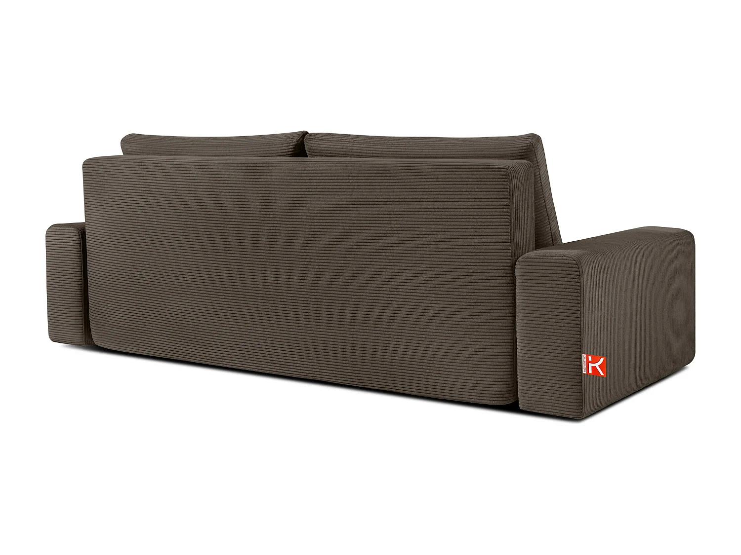 Sofa MOLLIS - 3-Sitzer - Braun