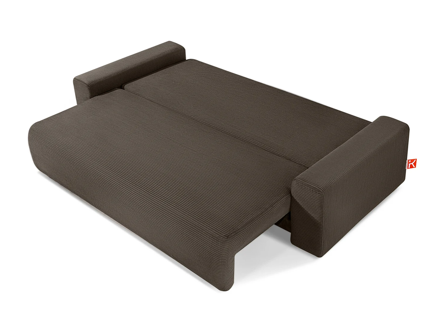 Sofa MOLLIS - 3-Sitzer - Braun