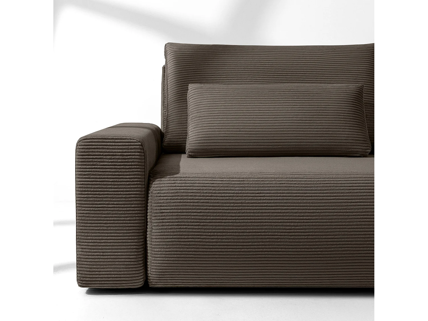 Sofa MOLLIS - 3-Sitzer - Braun
