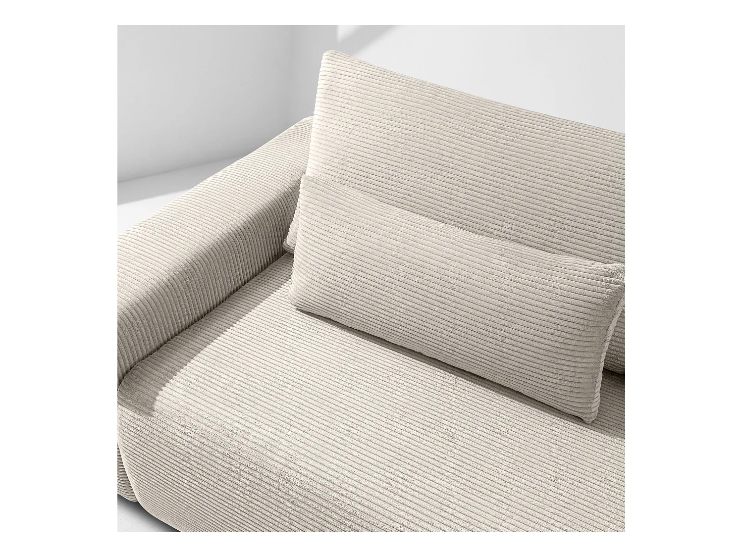 Sofa MOLLIS - 3-Sitzer - Ecru