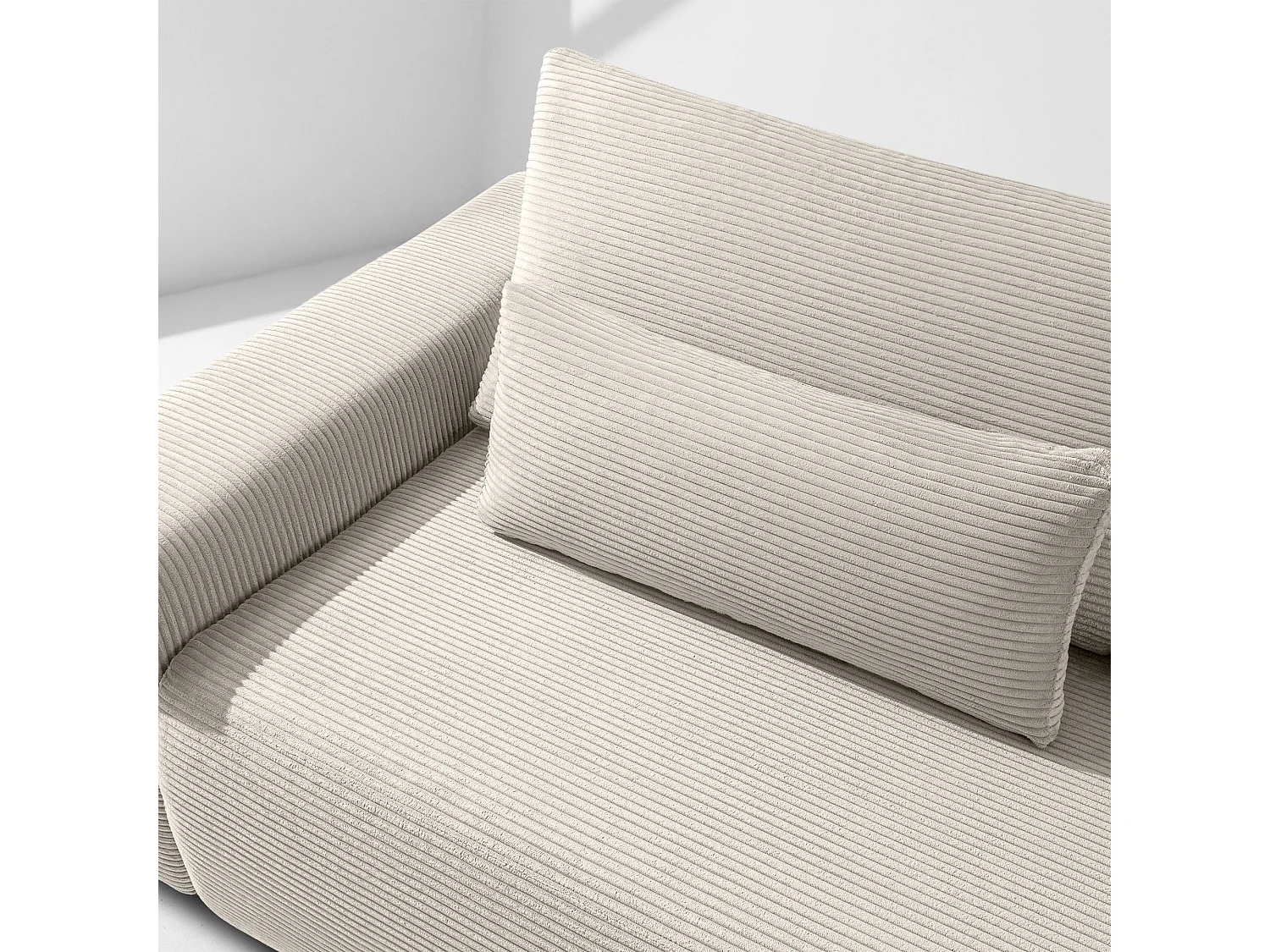 Sofa MOLLIS - 3-Sitzer - Ecru